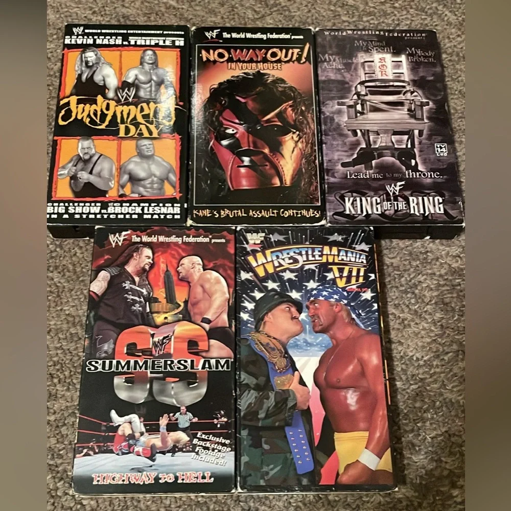 WWF VHS bundle - Picture 1 of 1